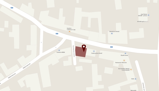 Jak se k nám dostanete mapa Antik Unhošť